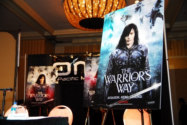 ▲ 행사장 메인에 진열된 장동건의 포스터.