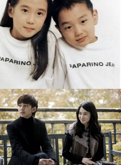 ▲ 유승호,박은빈의 어린 시절 사진이 공개돼 화제다. ⓒ파파리노, 더원 뮤비 캡처