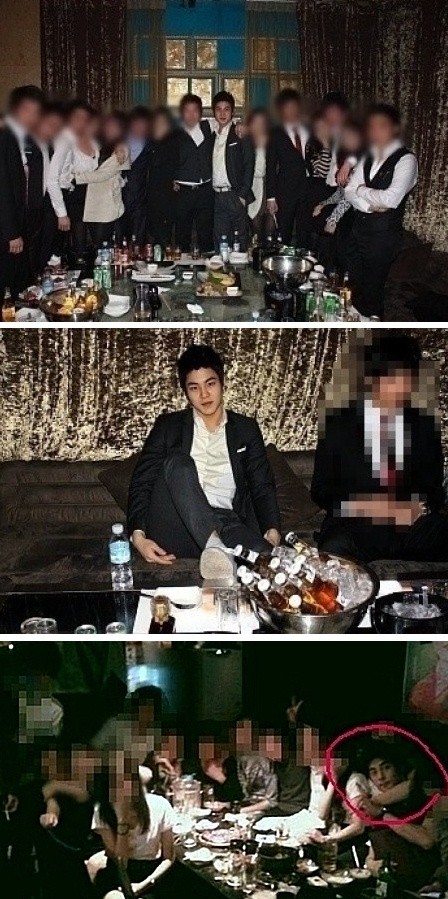 ▲ 온라인상에서 화제가 되고있는 남녀공학멤버 사진