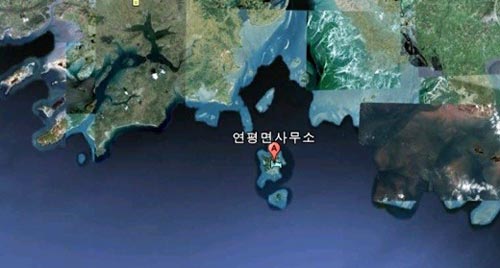 ▲ ⓒ구글어스 연평도지도