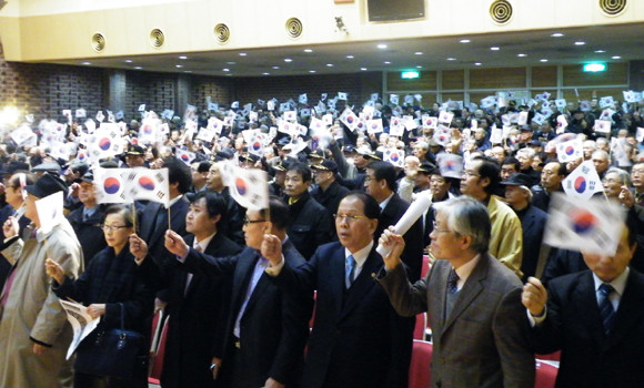 ▲ 단체 회원들은 