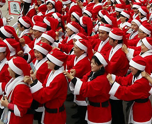 ▲ 크리스마스 시즌을 맞아 산타 아르바이트 등 다양한 특수알바가 인기를 끌고 있다. ⓒ 연합뉴스