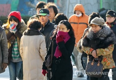 ▲ 7일 아침 전국 대부분 지방 기온이 영하권으로 떨어질 전망이다.ⓒ연합뉴스