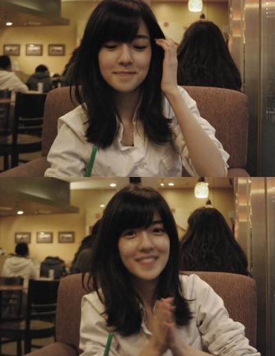 ▲ 몰라보게 성장한 정인선의 모습이 네티즌들 사이에 화제다. ⓒ정인선 미니홈피