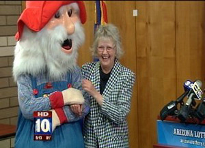 ▲ 파워볼에서 잭팟을 터뜨린 셰일라 버키.ⓒ유코피아닷컴 캡처