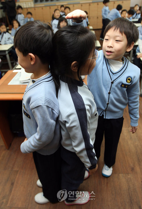 ▲ 한국인 남자의 평균키는 174㎝, 여자는 160.5㎝ 내외로 평균 7.3등신으로 조사됐다. ⓒ연합뉴스