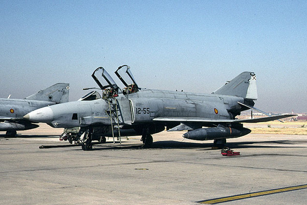▲ 스페인 공군이 운영했던 RF-4C 정찰기. 2002년 퇴역했다. ⓒ
