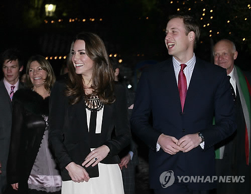 ▲ 윌리엄 왕자 커플이 약혼 후 첫 공식석상에 모습을 드러냈다.ⓒ연합뉴스