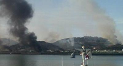 ▲ 20일 오후 사격훈련이 시작되기 전 북한 리스크가 고조되면서 환율이 1170원을 돌파했다.ⓒ YTN 방송화면