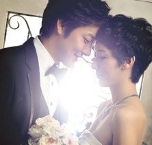 ▲ 김지훈 부부의 다정했던 한 때(김지훈 미니홈피).