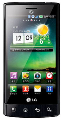 ▲ 스마트폰 ‘옵티머스 마하’가 출시되자마자 네티즌들의 뜨거운 관심이 쏟아지고 있다.ⓒLG전자