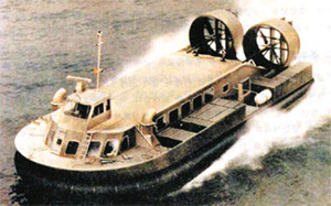 ▲ 북한의 공방급 고속 공기부양정.ⓒ자료사진