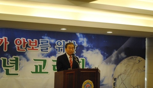 ▲ '국가안보를 위한 신년교례회'에서 이재오 특임장관이 축사를 하고 있다.ⓒ뉴데일리