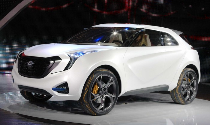 ▲ 현대차의 '커브'는 CUV 콘셉트카로 감각적인 디자인이 특징이다. ⓒ 현대차