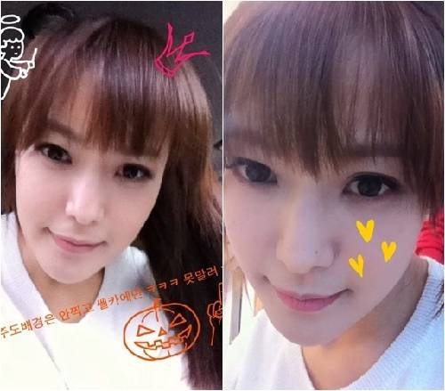 ▲ 김희선이 확 달라진 모습을 공개해 화제다.ⓒ김희선 트위터