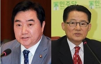 ▲ 민주당 이석현 의원(좌)과 박지원 원내대표(우) ⓒ 자료사진