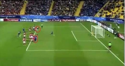 ▲ 네티즌이 올린 오심증거 화면. ⓒ 인터넷 커뮤니티 캡쳐