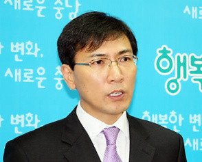 ▲ 안희청 충남 도지사는 28일 과학벨트 입지를 두고 