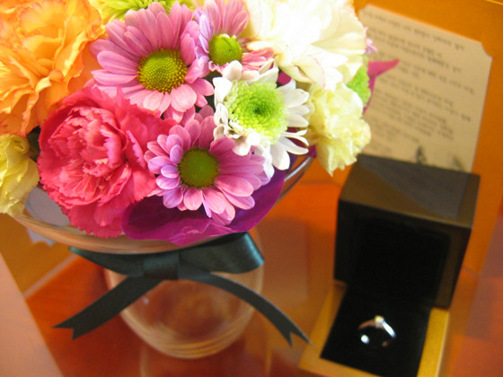 ▲ ‘자전거 바람 넣어준 남자’가 이벤트에 응모해 받은 다이아반지.ⓒ디시인사이드 갤러리 캡처