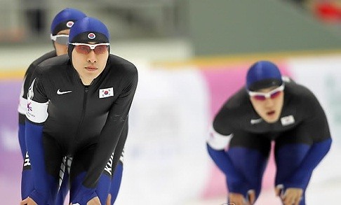 ▲ 한국 남자 스피드스케이팅이 팀추월 경기에서 은메달을 땄다. ⓒ 연합뉴스