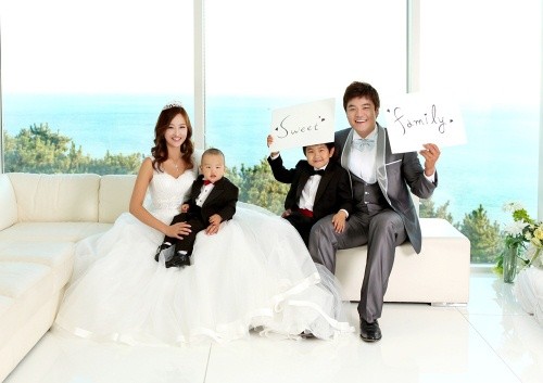 ▲ 추신수-하원미 가족