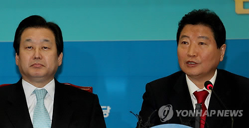 ▲ 한나라당 안상수 대표가 21일 국회에서 열린 최고위원회의에서 모두발언을 하고 있다. ⓒ연합뉴스