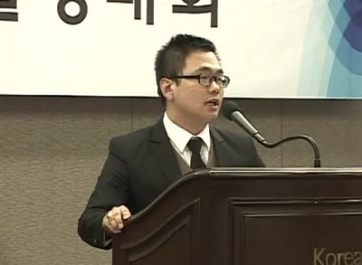 ▲ 청년자유연합 김이환 대표는 