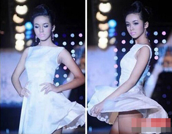 ▲ '베트남판 바비인형'으로 화제를 모은 13살 얼짱 모델이 과다 노출로 구설수에 오르내리고 있다.ⓒ프레스1 캡처