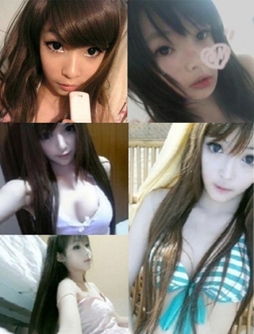 ▲ 중국 출신 '인형소녀' 왕지아인 생얼 사진이 공개돼 네티즌들을 경악케 했다. ⓒ신화닷컵 캡처, 왕지아인 블로그