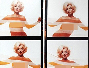 ▲ 마릴린 먼로가 생전 마지막으로 촬영한 토플리스 사진.ⓒ프레스1 캡처