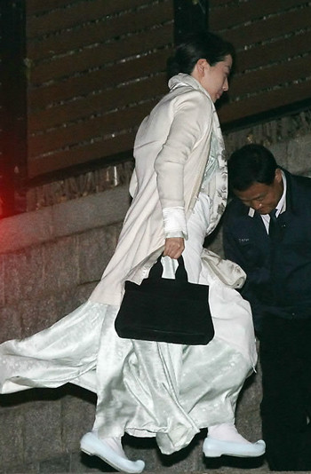 ▲ 노현정 전 아나운서가 지난 20일 고 정주영 명예회장 10주기 제사에 참석했다. ⓒ연합뉴스