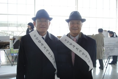 ▲ 철도 참전 유공자회 류기남 회장.(왼쪽)ⓒ뉴데일리