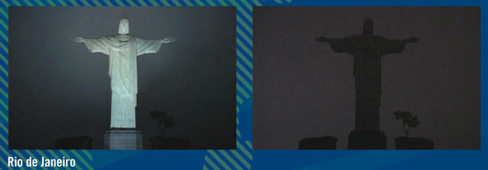 ▲ ⓒ2009년 옥외부문 금상을 차지한 레오버넷 시드니의 '어스 아워'