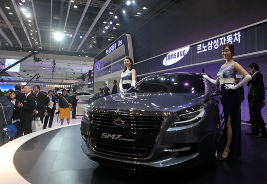 ▲ 르노삼성의 SM7컨셉 ⓒ 노용헌 기자