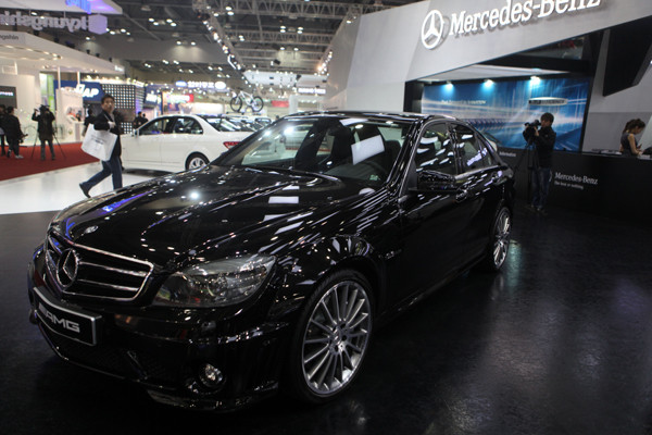 ▲ 메르세데스 벤츠의 '뉴 CLS 63 AMG'. 스포티세단 중 최고로 꼽힌다.[사진·노용헌 기자]