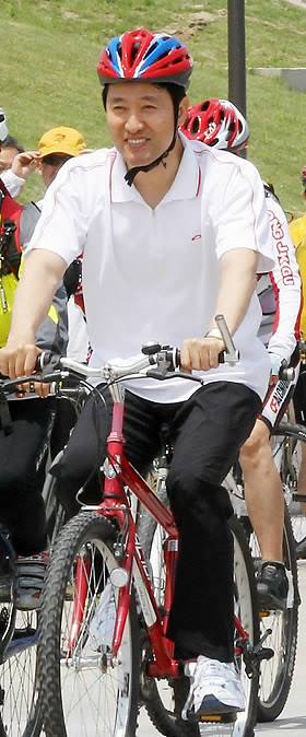 ▲ 자전거 타는 오세훈 서울시장ⓒ연합뉴스