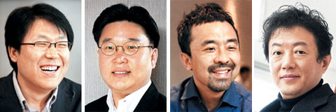 ▲ (왼쪽부터)시골의사 '박경철','홍보전문가' 서경덕, '방자전'김대우 감독, '아프니까 청춘이다' 김난도 교수.ⓒ조선일보