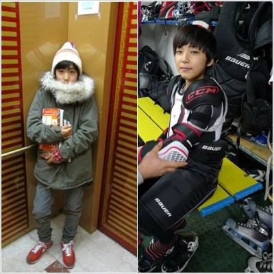 ▲ '슛돌이' 지승준의 폭풍 성장한 모습이 공개돼 화제다. ⓒ윤효정씨 미니홈피 캡처