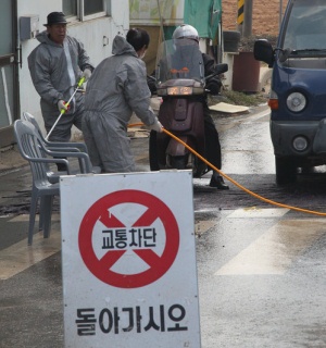 ▲ 경북 영천에 구제역이 발생하자 17일 농식품부는 긴습 방역조치에 나섰다. ⓒ 연합뉴스
