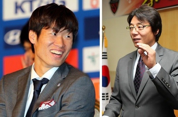 ▲ 세계의 위대한 선수 50인에 이름을 올린 박지성(좌)과 황선홍(우).  ⓒ 연합뉴스