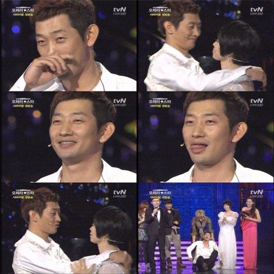 ▲ '오스타'에서 김창렬이 네번째 탈락자가 된 후 아쉬워하는 모습.ⓒtvN 오페라스타 캡처