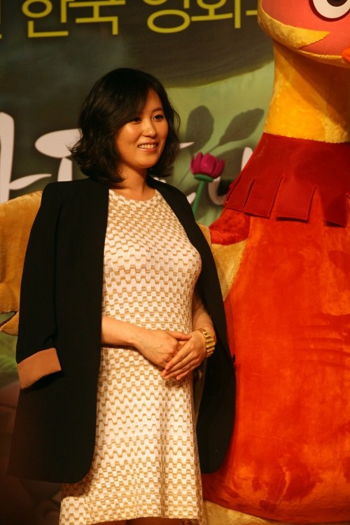 ▲ 배우 문소리가 임신 후 첫 공식 석상에 나타났다. ⓒ추진혁 기자