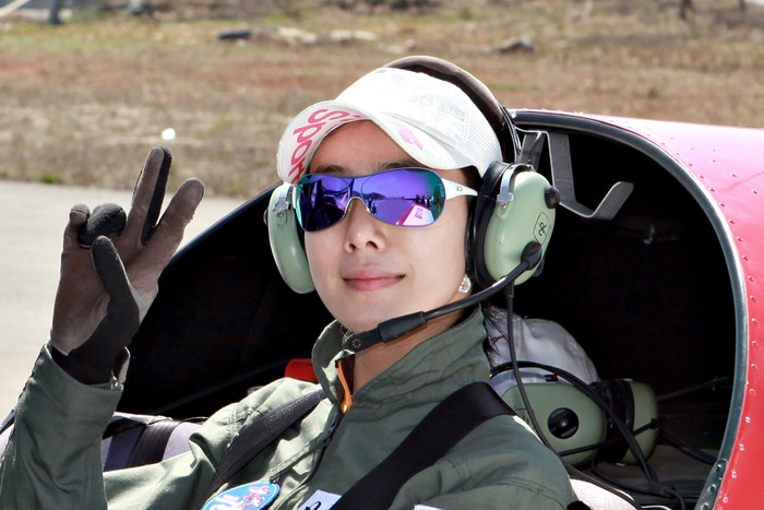▲ 영화배우 이화선이 국내 연예인 최초로 경비행기 자격증 취득에 나선다.ⓒ경기도