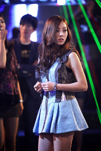 ▲ 드라마 '시티헌터'에서 다혜역을 맡은 구하라.ⓒSSD 제공