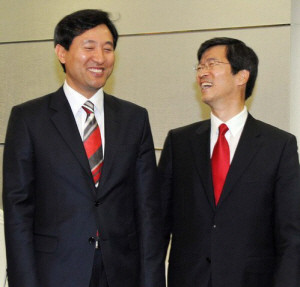 ▲ 오세훈 서울시장과 곽노현 서울시교육감 ⓒ 자료사진