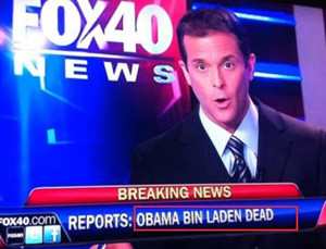 ▲ 폭스40뉴스의 자막 오타.ⓒTV 자막