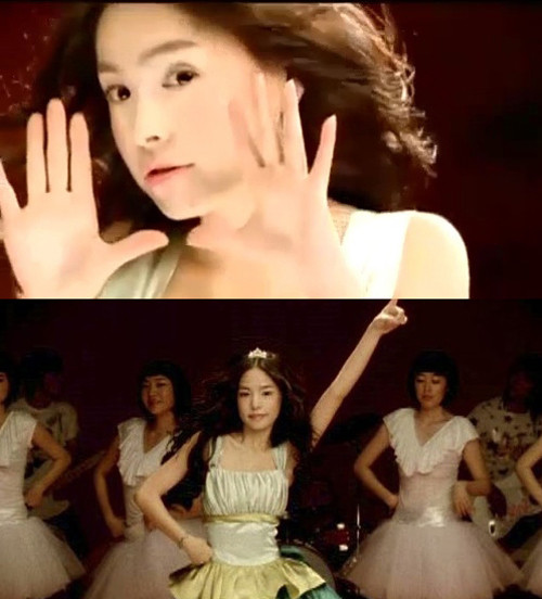 ▲ 배우 민효린이 과거 가수로 활동했던 시절 에피소드를 공개해 화제다.ⓒ 뮤직비디오 '기다려 늑대' 캡처