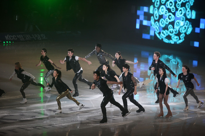 ▲ 김연아 아이스쇼의 커튼콜 ⓒ노용헌기자