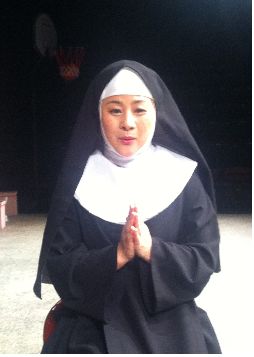 ▲ ▲엠네지아 수녀 役, 배우 황수경 ⓒ뉴데일리