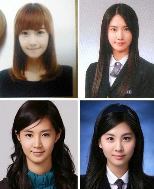 ▲ 좌측 상단부터 시계 방향으로 제시카, 윤아, 유리, 서현.